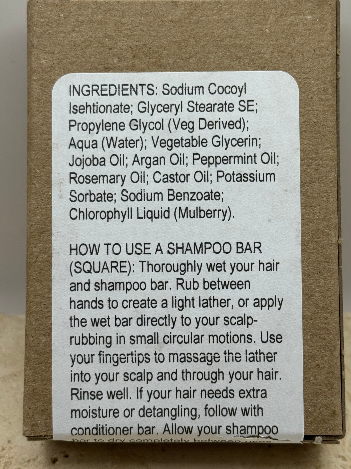 Shampoo Bar