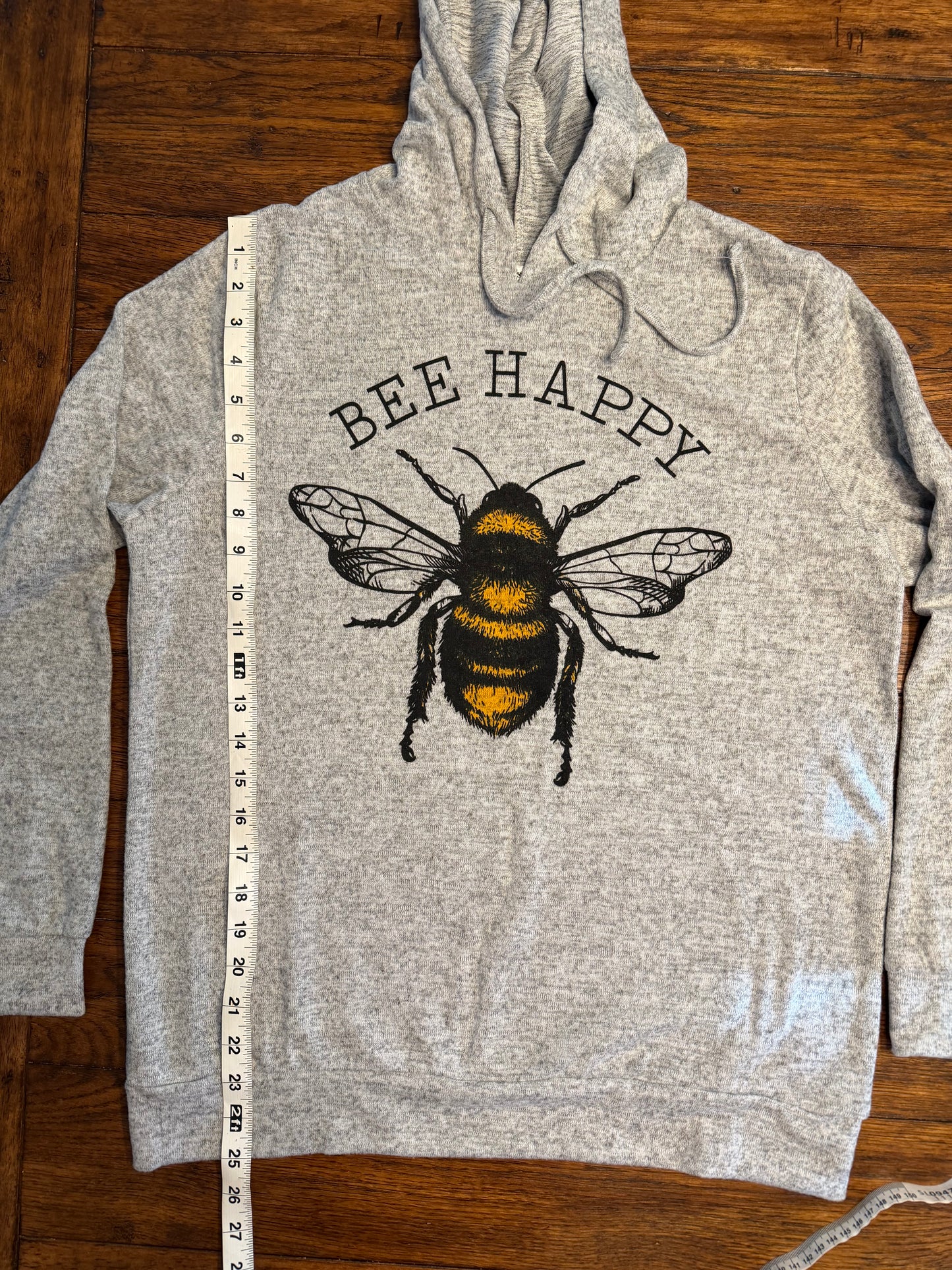 The "Bee Happy" Pocket Hoodie