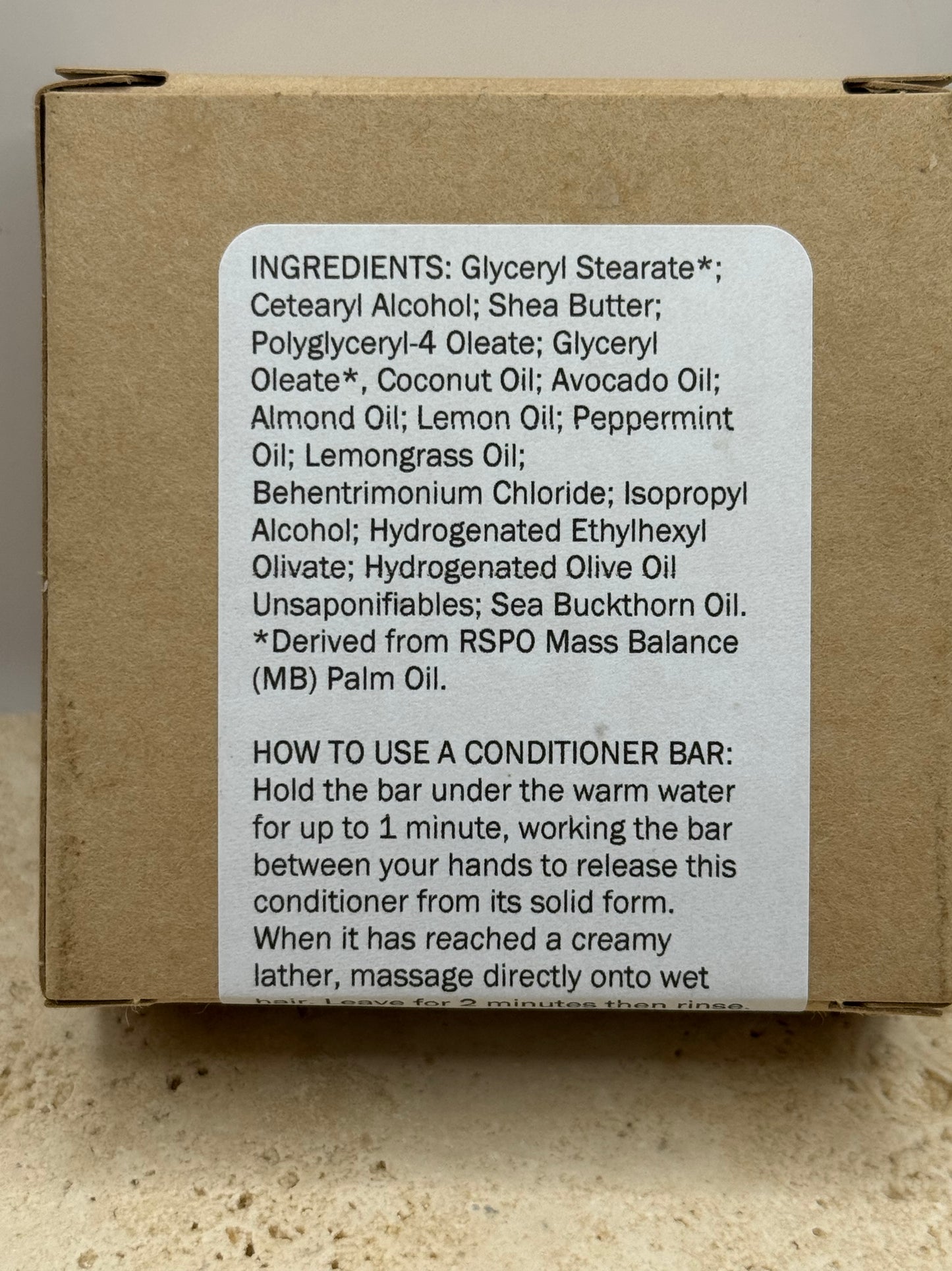 Conditioner Bar