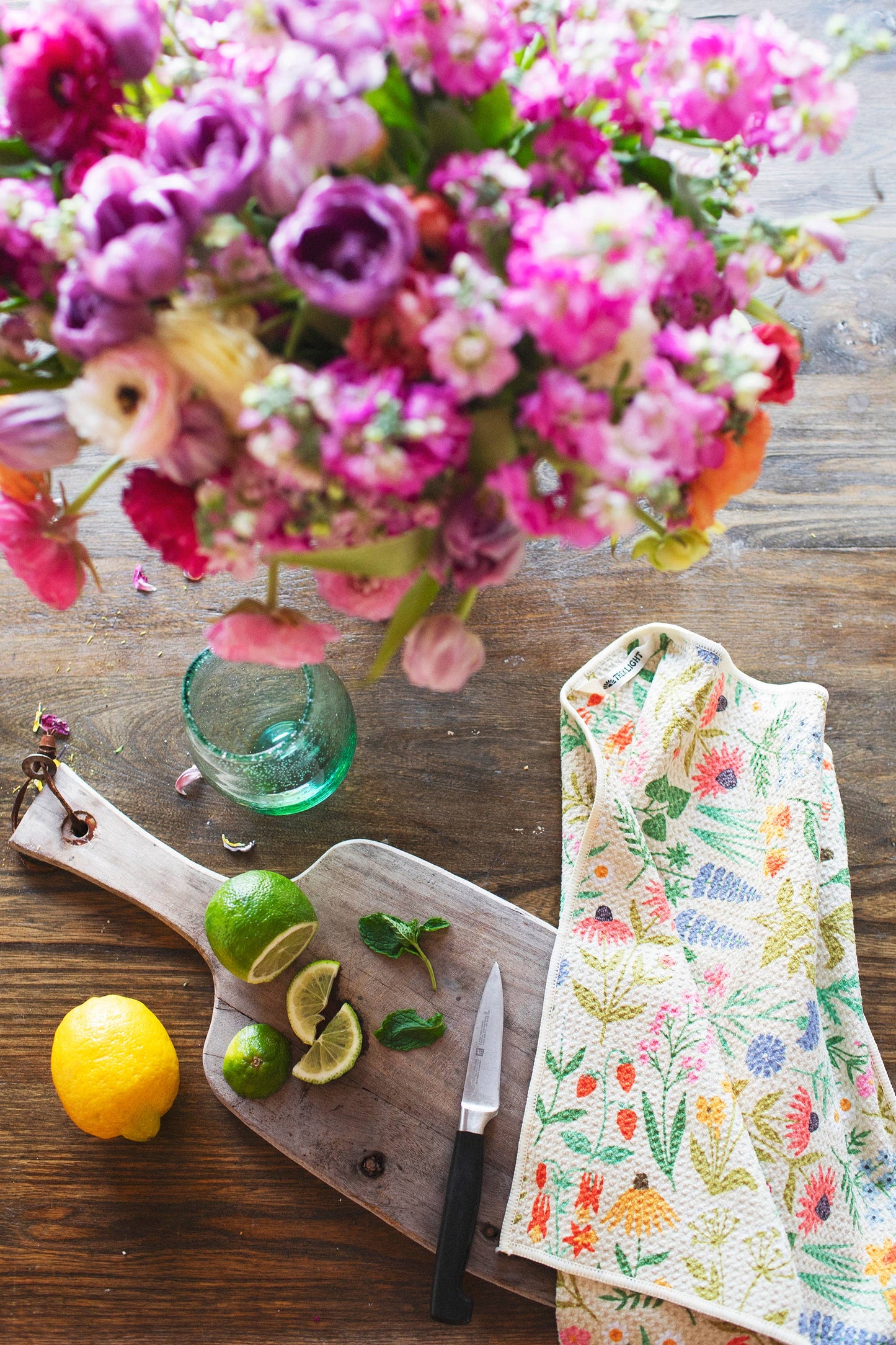 Kitchen Tea Towel Quick Dry | Wildflower Wonder