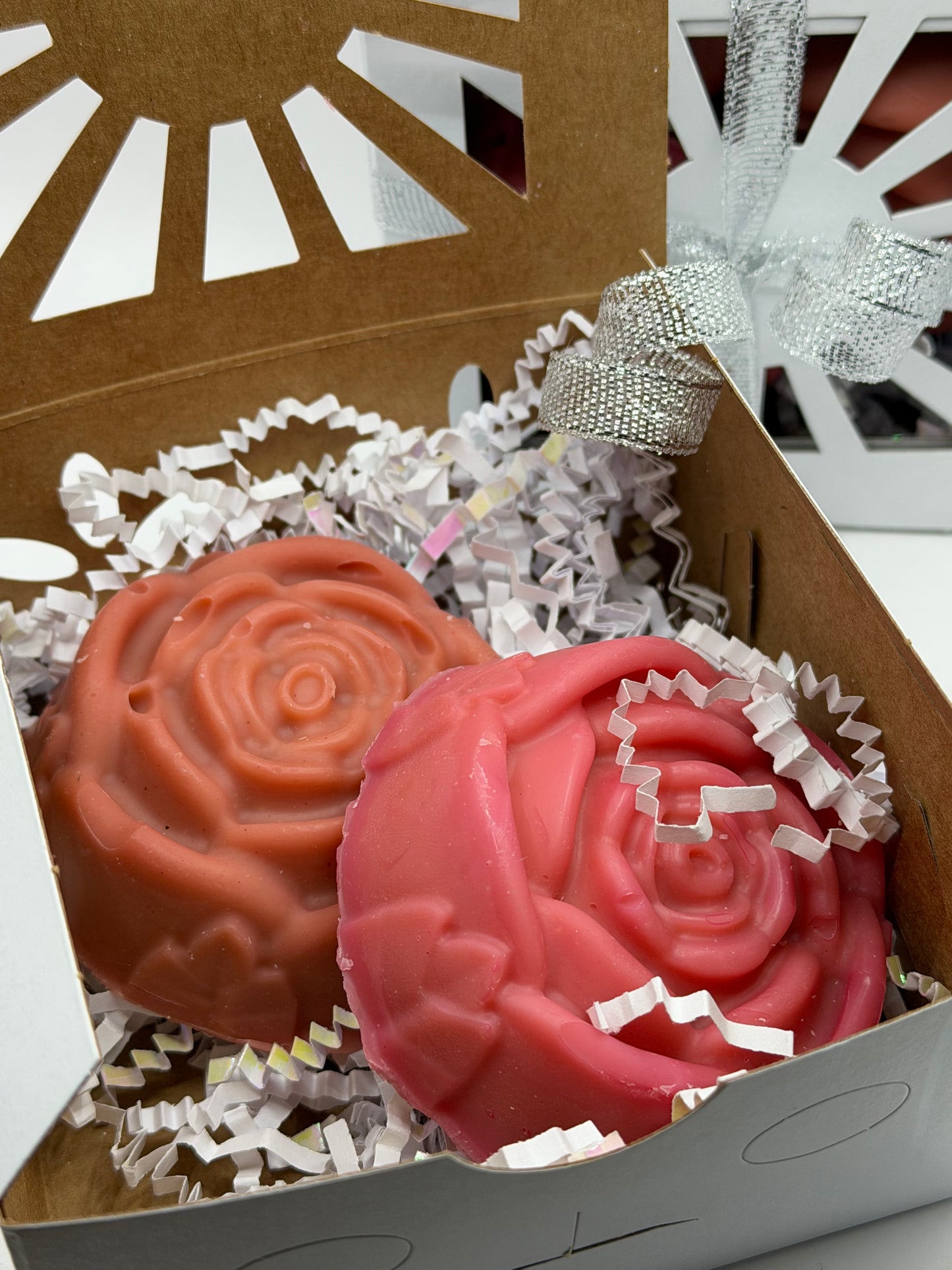 Rose-Shaped Soap Bar Sets