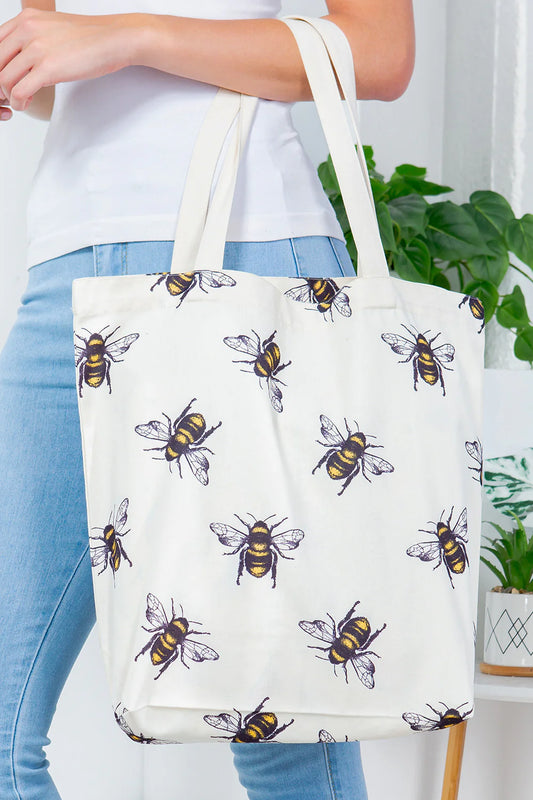 Bumble Bee Canvas Tote
